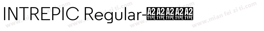 INTREPIC Regular字体转换